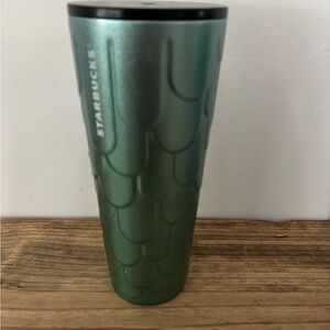 Starbucks Metallic Green Tumbler